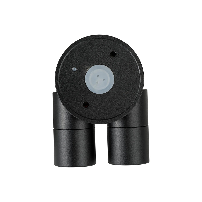 Havit Mini Tivah Double Adjustable Pillar Exterior Wall Lights 3000K 4000K Black 2x3W 12V IP65 - HV1327MR11NW