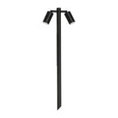 Havit Mini Tivah Double Adjustable Garden Spike Light 3000K 4000K Black 2 x 3W 12V IP65 - HV1425MR11NW -  Havit Lighting