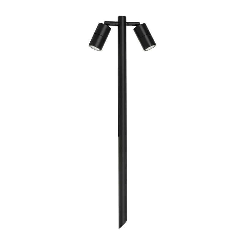 Havit Mini Tivah Double Adjustable Garden Spike Light 3000K 4000K Black 2 x 3W 12V IP65 - HV1425MR11NW -  Havit Lighting