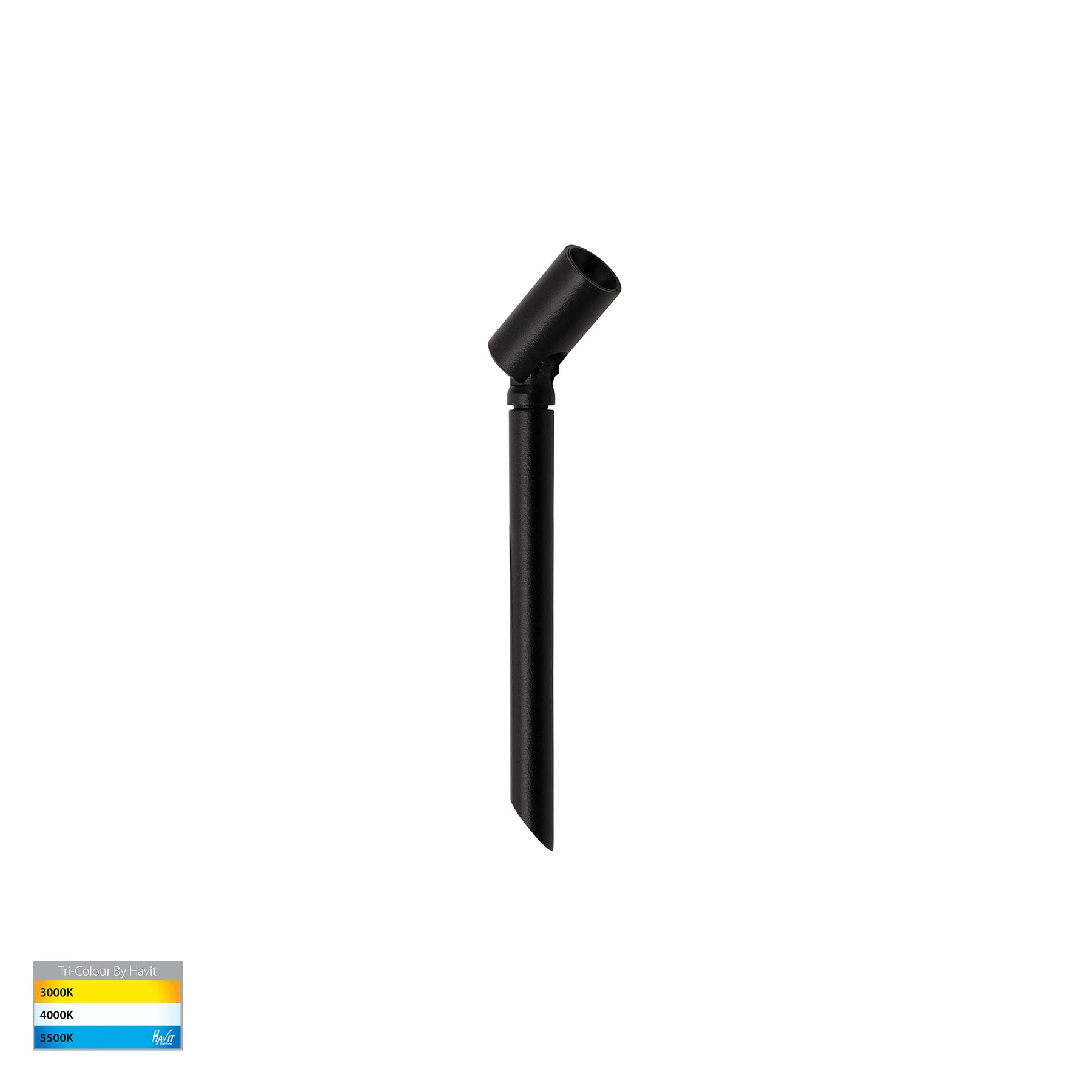 Havit Spar Single Adjustable Garden Spike Light Tri- Black 0.5W 12V IP
