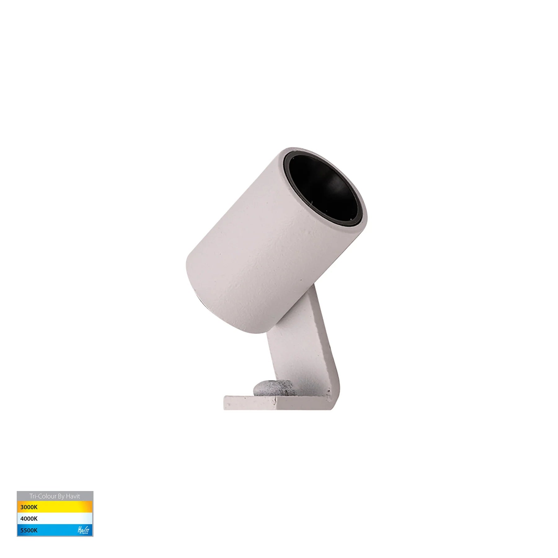 Havit Spar Single Adjustable Garden Spike Light Tri- White 0.5W 12V IP65 - HV1434T-WHT