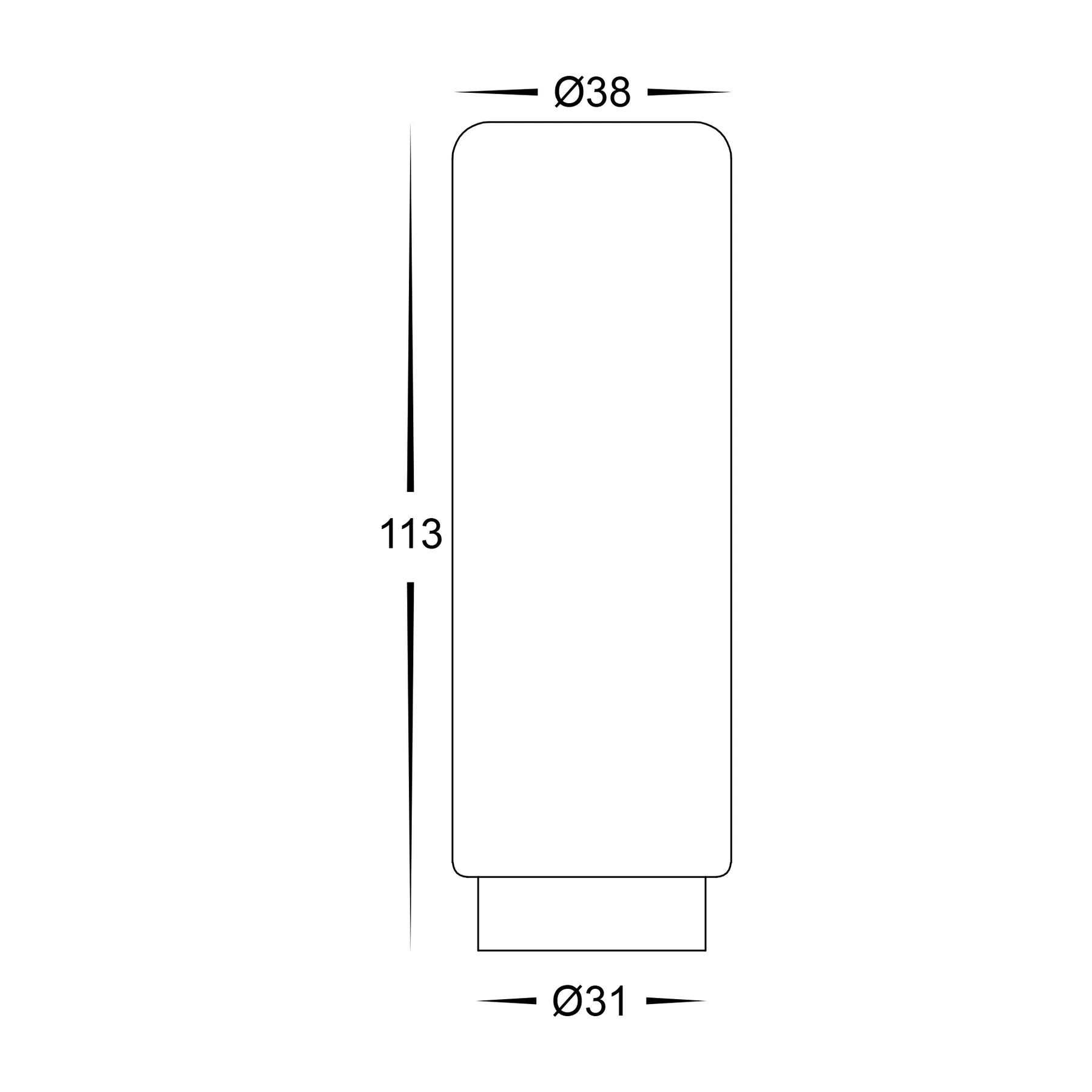 Havit Vidro Spare Glass Top to Suit Vidro Spike Lights Accessories- HV1437-TOP