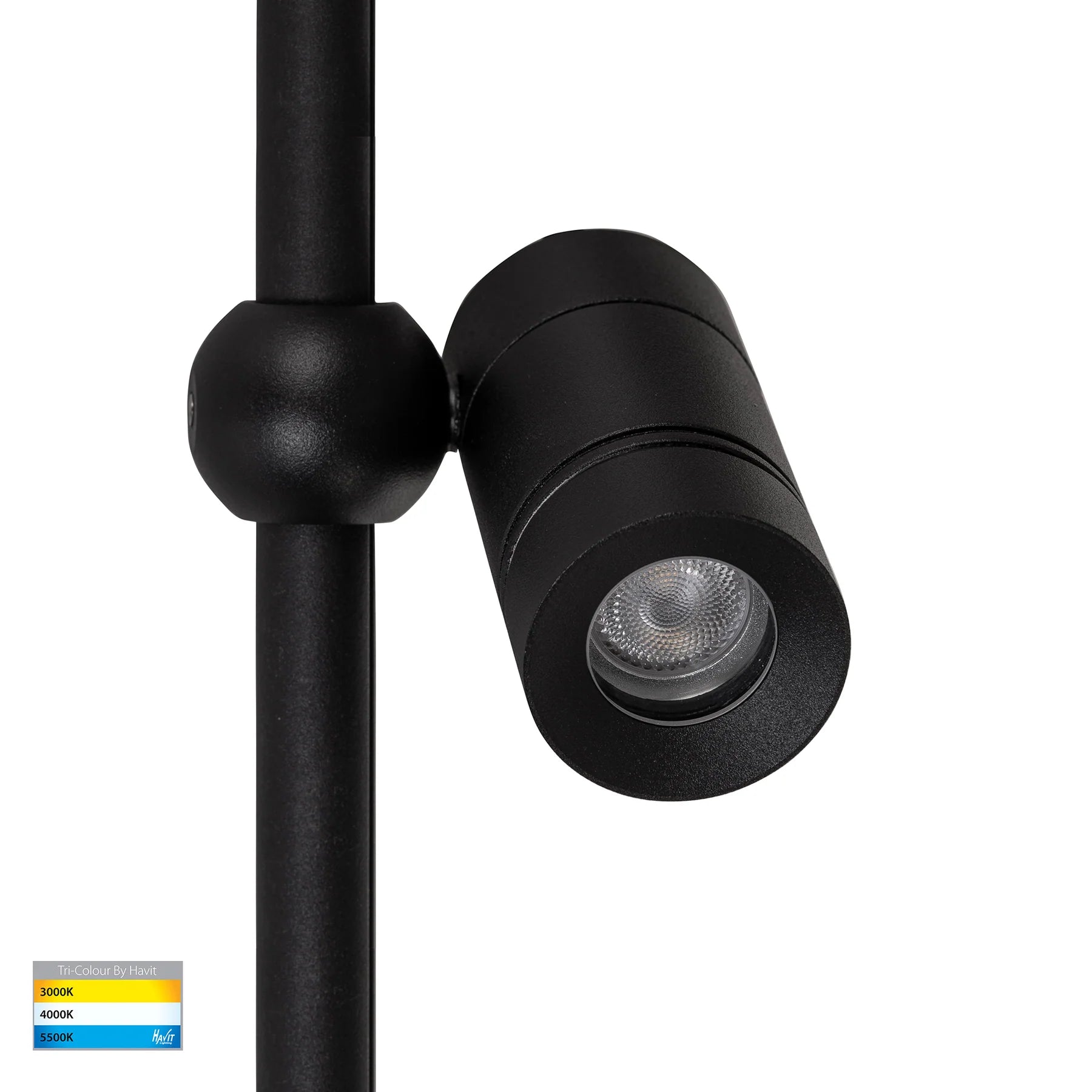 Havit Lille Garden Spot Light Tri- Black 2.5W 24V IP65 - HV1441T-BLK