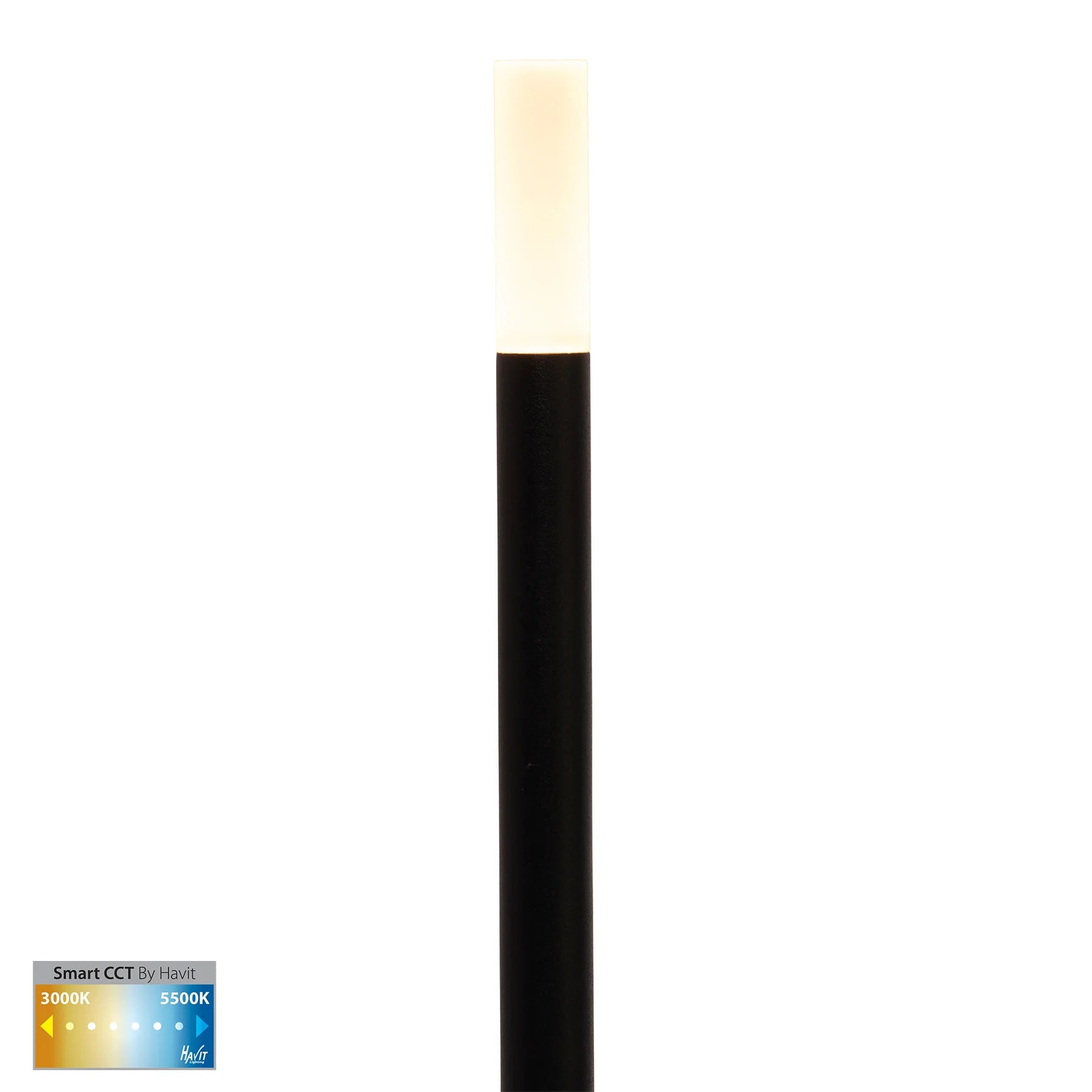Havit Drique 5 Light Garden Spike Lights Kit 3000K-5000K Aluminium Black 5x1W 24V IP65- HV1514CCT-BLK-KIT
