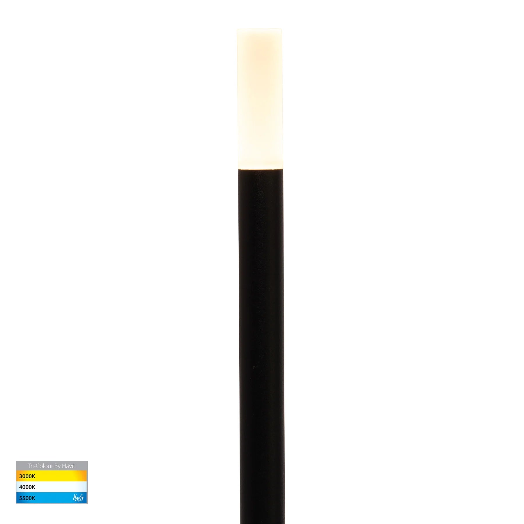 Havit Drique Garden Spike Lights Tri- Aluminium Black 1W 24V IP65- HV1514T-BLK-24V