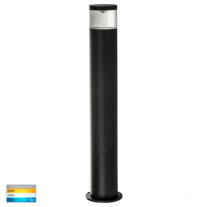 Havit Highlite LED Bollard Tri- Black 5W 12/240V IP54 - HV1601T-BLK, HV1602T-BLK