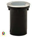 Havit Metro Round Inground Garden Step and Up Lights RGBW 3000K 316 Stainless Steel 5W 12V IP65 - HV1801RGBW