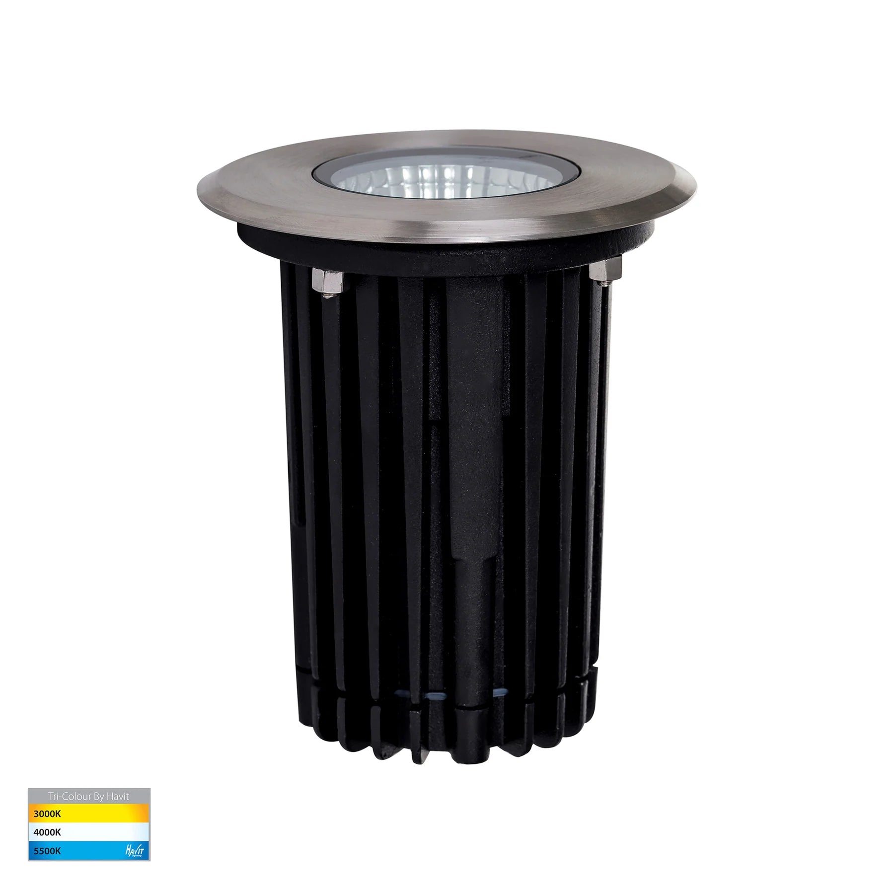 Havit Klip 38° Inground Up Lights and Deck Lights Tri- 316 Stainless Steel 7W 12/240V IP67 - HV1831T-12V, HV1831T-240V