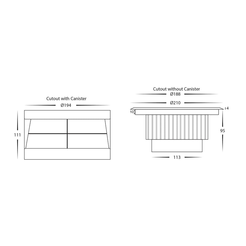 Havit Klip 120° Beam Angle Inground Light Garden Steps and Up Lights Tri - 316 Stainless Steel 20W 12/240V IP67 - HV1833T-12V, HV1833T-240V - Havit Lighting