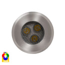 Havit Split 60° Beam Angle Inground Garden Step and Up Lights RGB + 3000K 316 Stainless Steel 3W 12V IP67 - HV1841RGBW