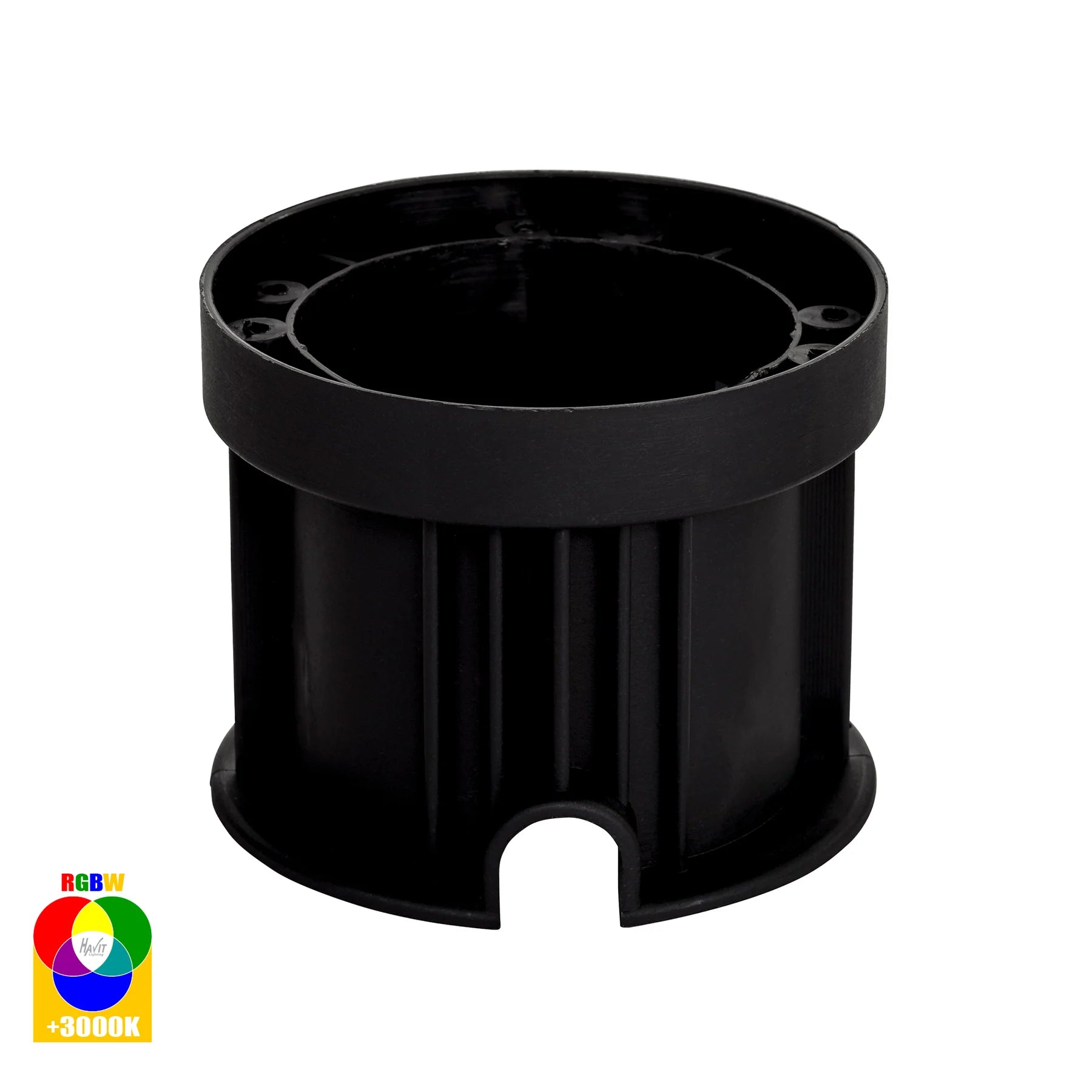 Havit Split 60° Beam Angle Inground Garden Step and Up Lights RGB + 3000K 316 Stainless Steel 3W 12V IP67 - HV1841RGBW