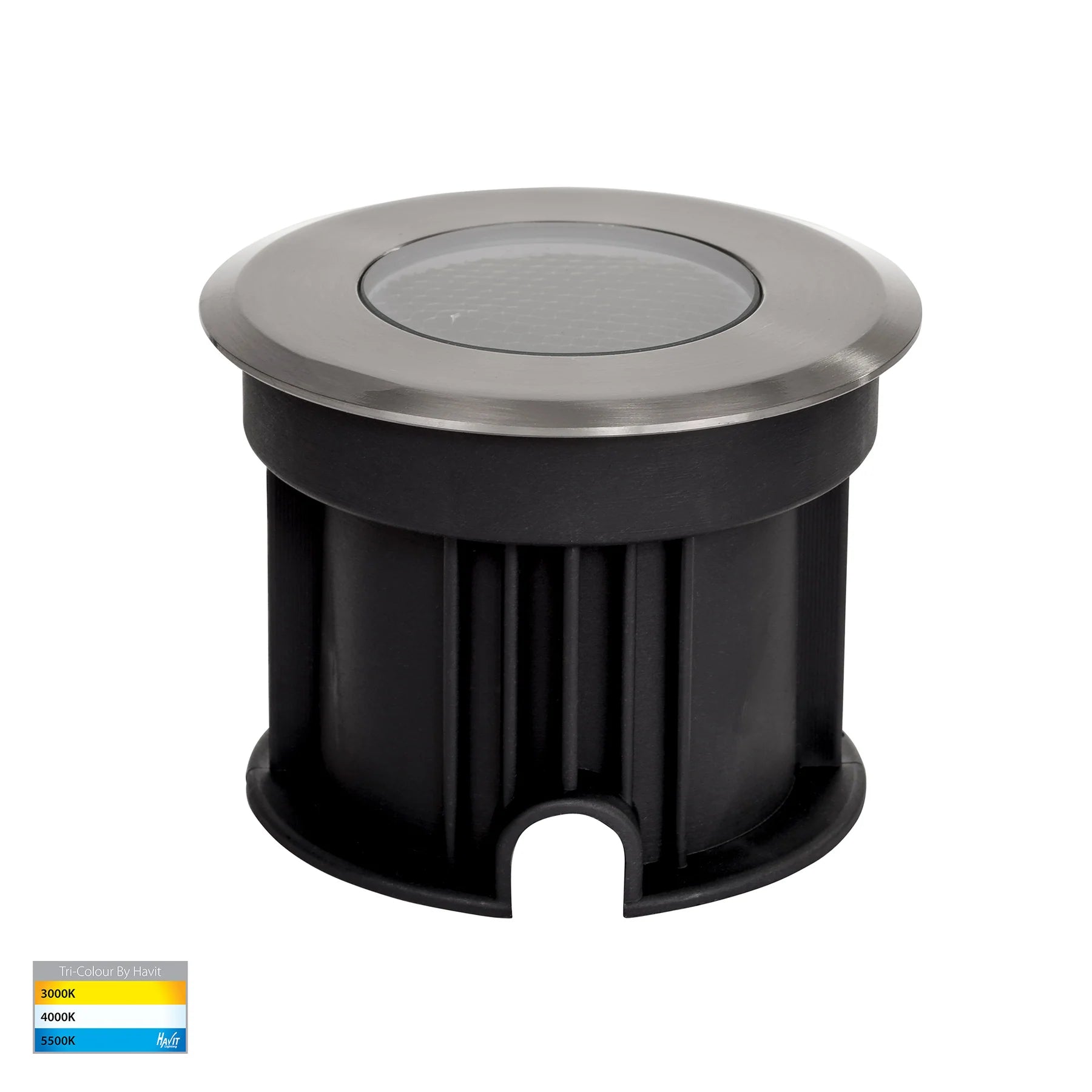 Havit Split 100mm Inground Up Lights and Deck Lights Tri- 316 Stainless Steel 3W 12V IP67- HV1841T