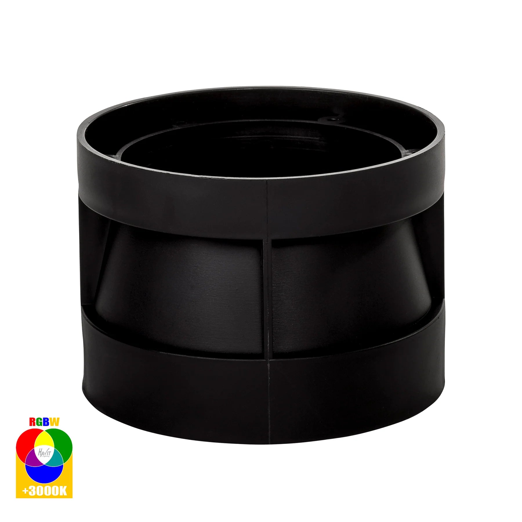 Havit Split 60° Beam Angle Inground Garden Step and Up Lights RGB + 3000K 316 Stainless Steel 5W 12V IP67 - HV1842RGBW