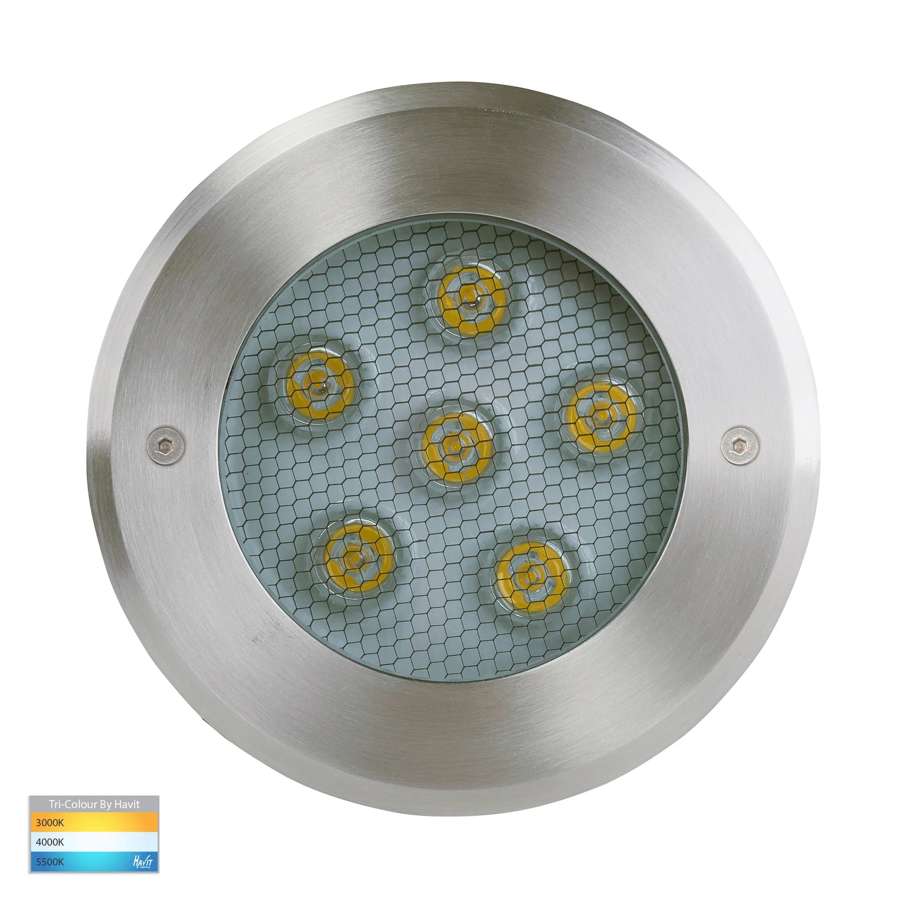 Havit Split 150mm Garden Step and Up Lights Tri- 316 Stainless Steel 5W 12V IP67 - HV1842T