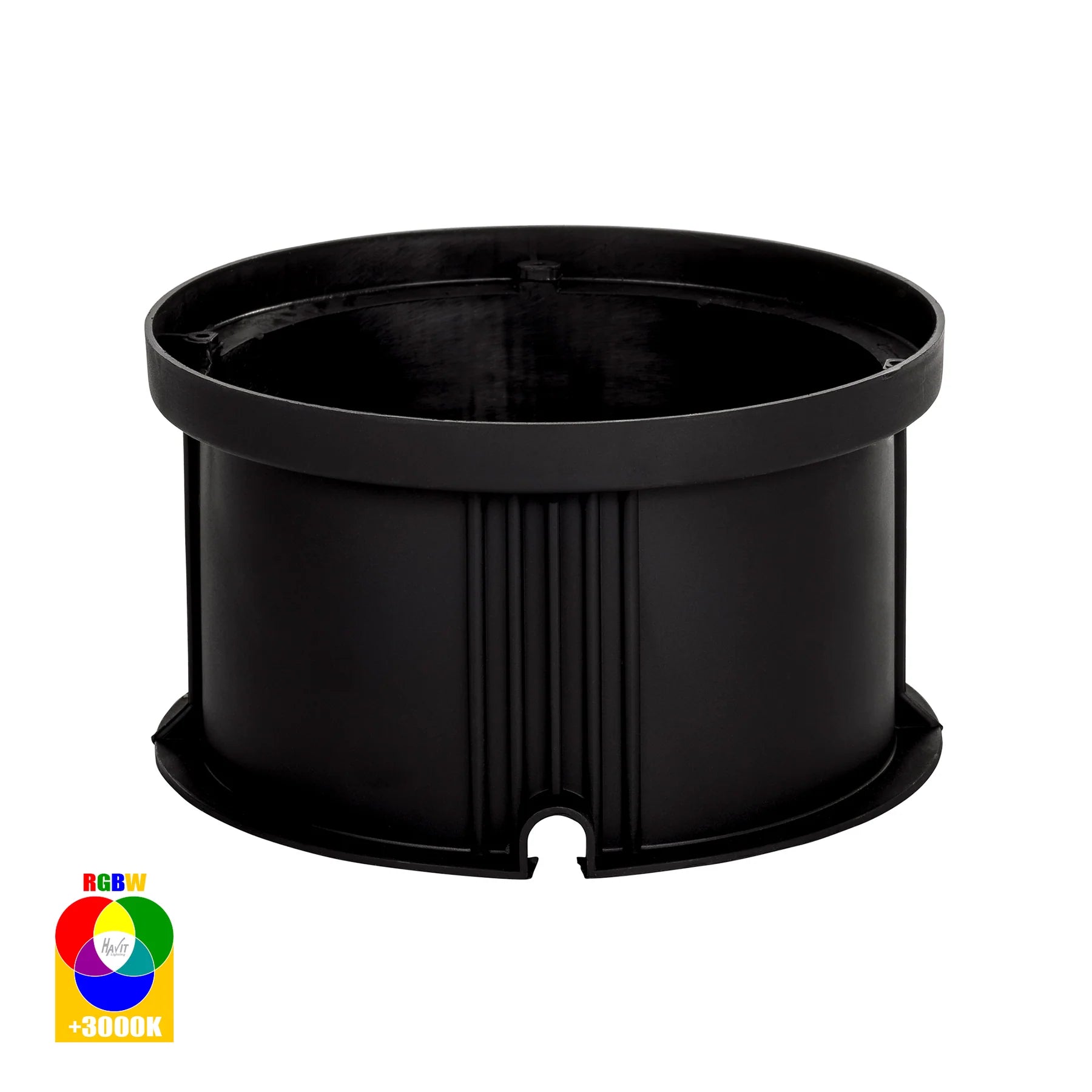 Havit Split 60° Beam Angle Inground Up Lights and Deck Lights RGB + 3000K 316 Stainless Steel 12W 12V IP67 - HV1843RGBW