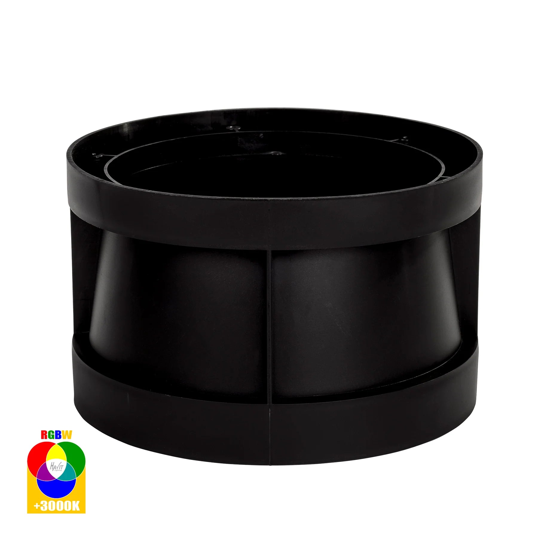 Havit Split 60° Beam Angle Inground Garden Step and Up Lights RGB + 3000K 316 Stainless Steel 18W 12V IP67 - HV1845RGBW