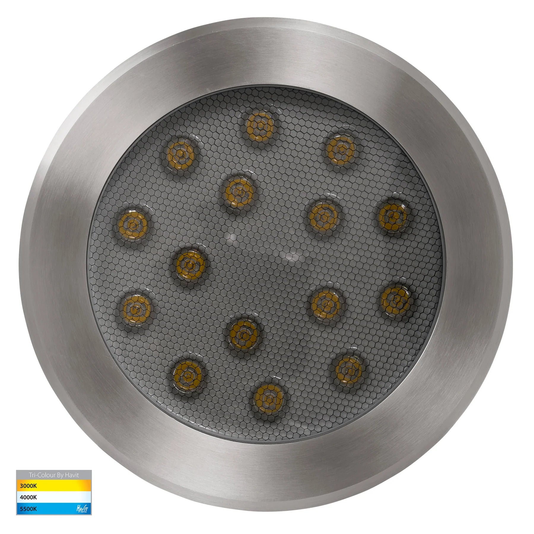 Havit Split 260mm Garden Step and Up Lights Tri- 316 Stainless Steel 18W 12V IP67- HV1845T