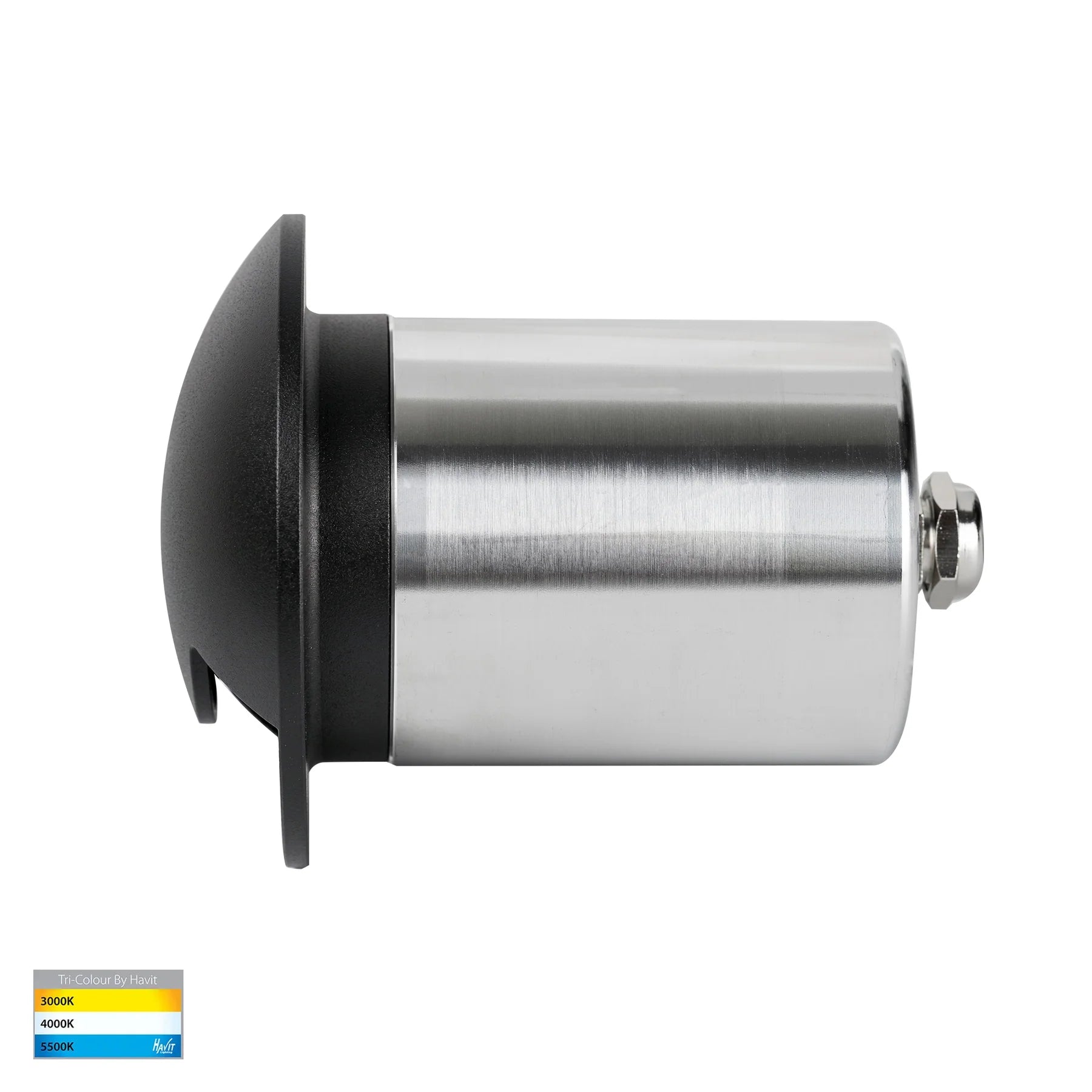 Havit Viale Single Way Ingound Up Lights and Deck Lights Tri- Black 5W 12V IP65- HV19062T-BLK