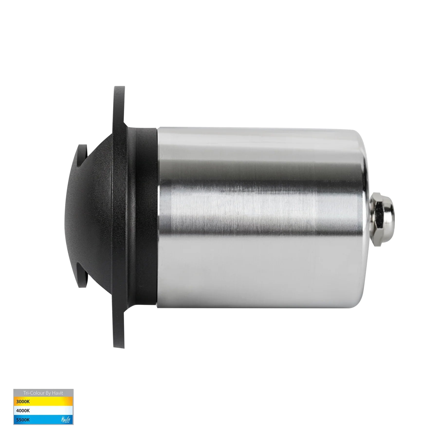 Havit Viale Double Driveway Inground Up Lights and Deck Lights Tri- Black 5W 12V IP65- HV19072T-BLK
