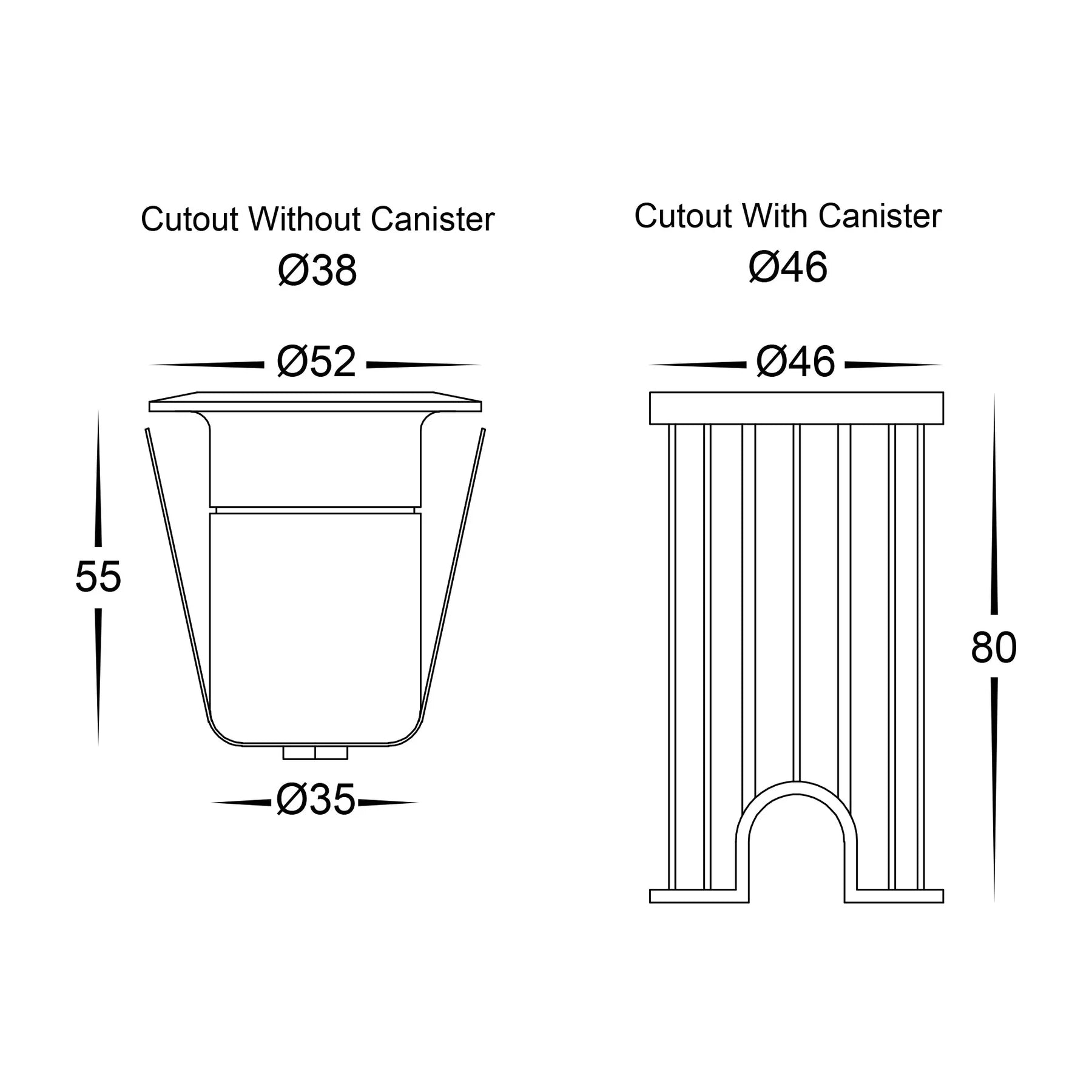Havit Elite Wall / Deck/ Inground Garden Step and Up Lights Tri- Black 3W 12V IP65 - HV2881T-BLK-12V