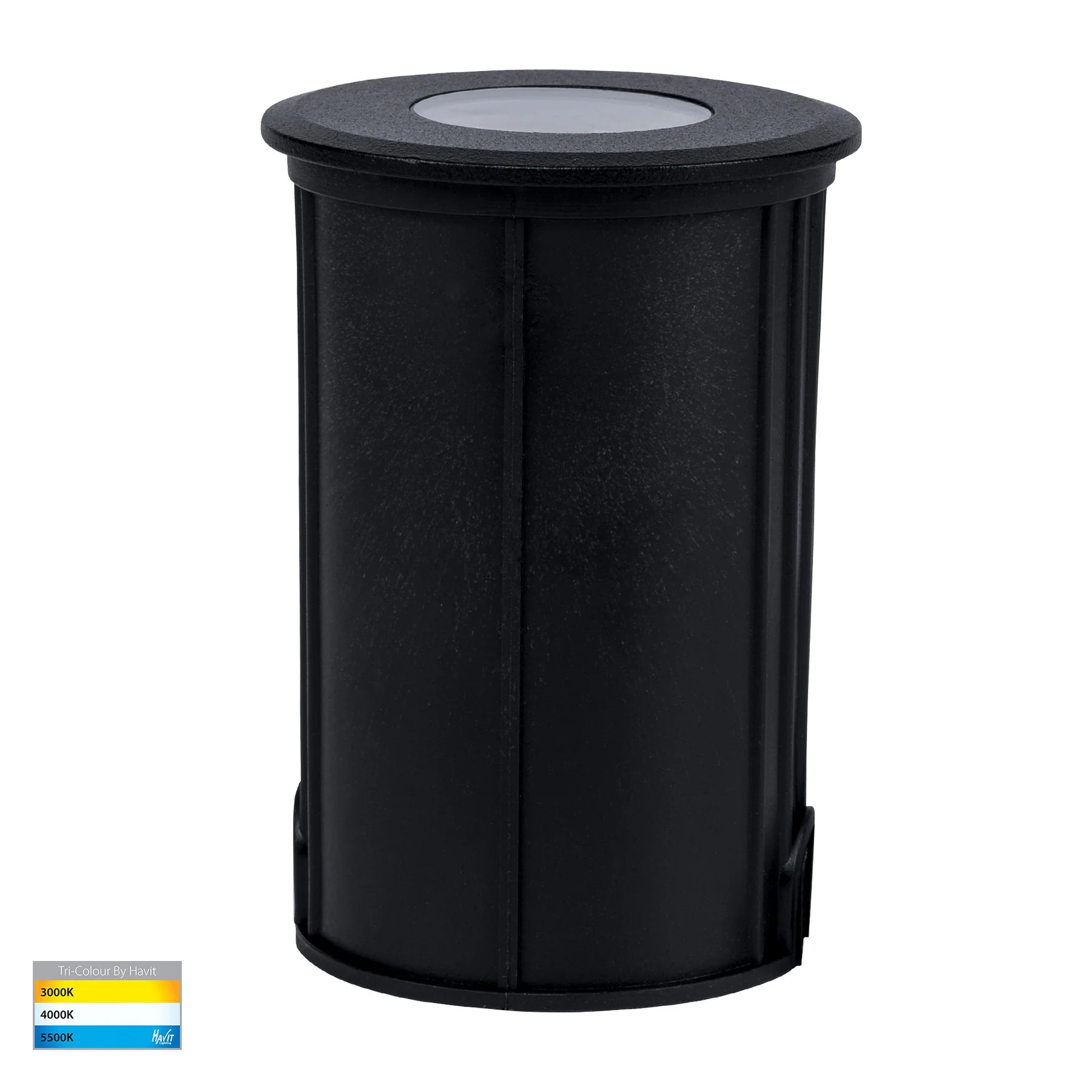 Havit Elite Wall/ Deck/ Inground Garden Step and Up Lights Tri- Black 5W 12V IP65 - HV2882T-BLK-12V