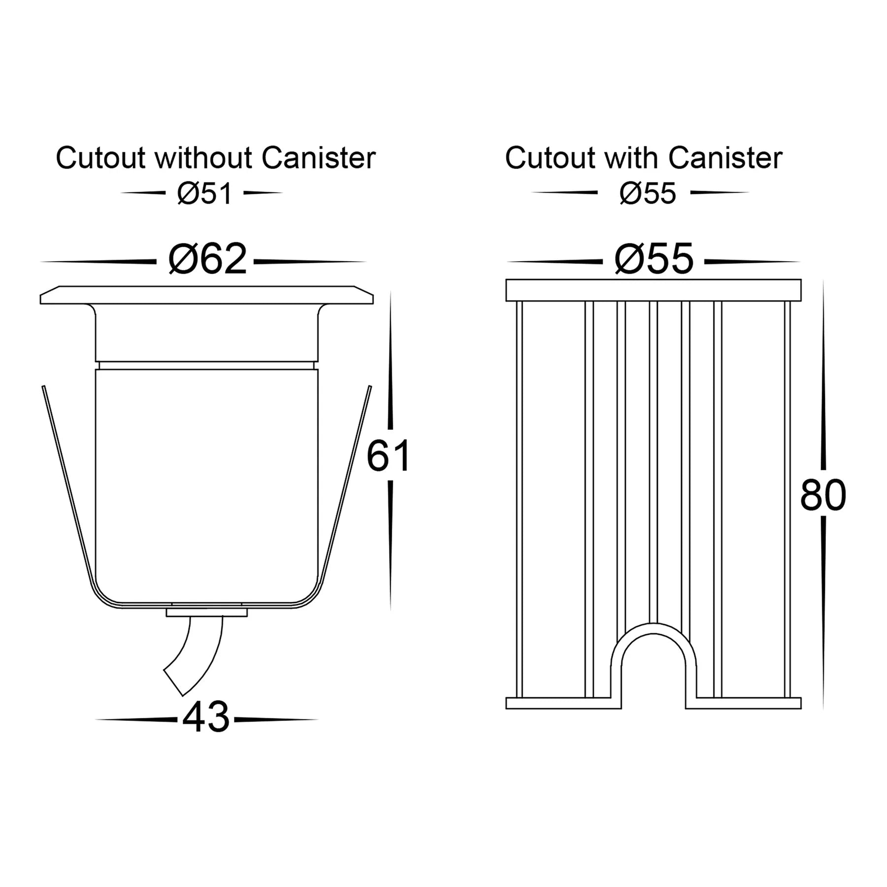 Havit Elite Wall / Deck / Inground Garden Step and Up Lights RGBCW Black 5W 12V IP65 - HV2882RGBCW-BLK - Havit Lighting