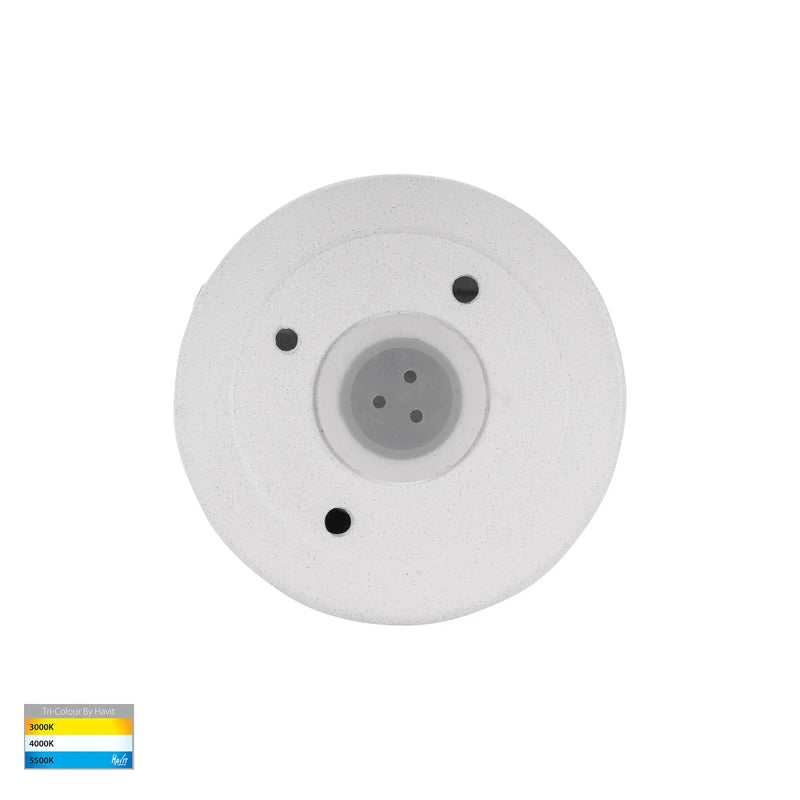 Havit Veko with Eyelid Garden Step and Up Lights Tri - White 2W 12/240V IP65 - HV2927T-WHT-12V, HV2927T-WHT-240V- Havit Lighting