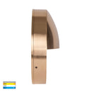 Havit Veko with Eyelid Garden Step and Up Lights Tri- Solid Brass 10W 12V/240V IP65 - HV2929T-BR-12V, HV2929T-BR-240V