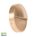 Havit Veko with Eyelid Garden Step and Up Lights Tri- Solid Brass 10W 12V/240V IP65 - HV2929T-BR-12V, HV2929T-BR-240V