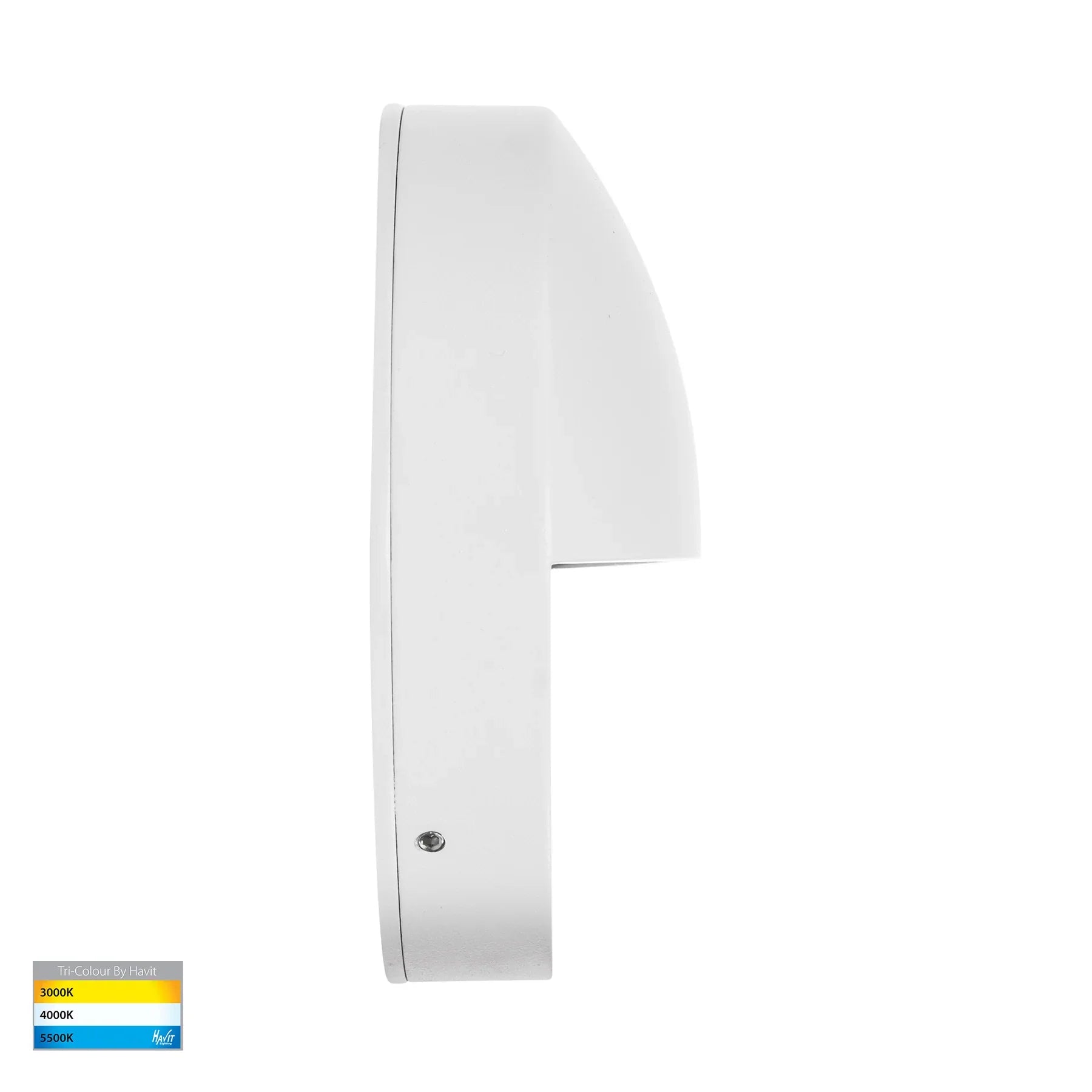 Havit Veko with Eyelid Garden Step and Up Lights Tri- White 10W 12/240V IP65 - HV2929T-WHT-12V, HV2929T-WHT-240V