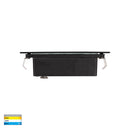 Havit Bata Brick Light with Plain Face Garden Step and Up Lights Tri- Black 6W 12/240V IP54 - HV3005T-BLK-12V, HV3005T-BLK-240V