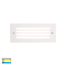 Havit Bata Brick Light with Grill Face Garden Step and Up Lights Tri- White 6W 12/240V IP54 - HV3006T-WHT-12V, HV3006T-WHT-240V