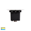 Havit Bata Brick Light with Grill Face Garden Step and Up Lights Tri- White 6W 12/240V IP54 - HV3006T-WHT-12V, HV3006T-WHT-240V