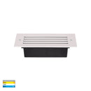 Havit Bata Brick Light with Grill Face Garden Step and Up Lights Tri- White 6W 12/240V IP54 - HV3006T-WHT-12V, HV3006T-WHT-240V