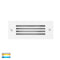 Havit Bata Brick Light with Grill Face Garden Step and Up Lights Tri - White 3W 12/240V IP54 - HV3008T-WHT-12V, HV3008T-WHT-240V - Havit Lighting