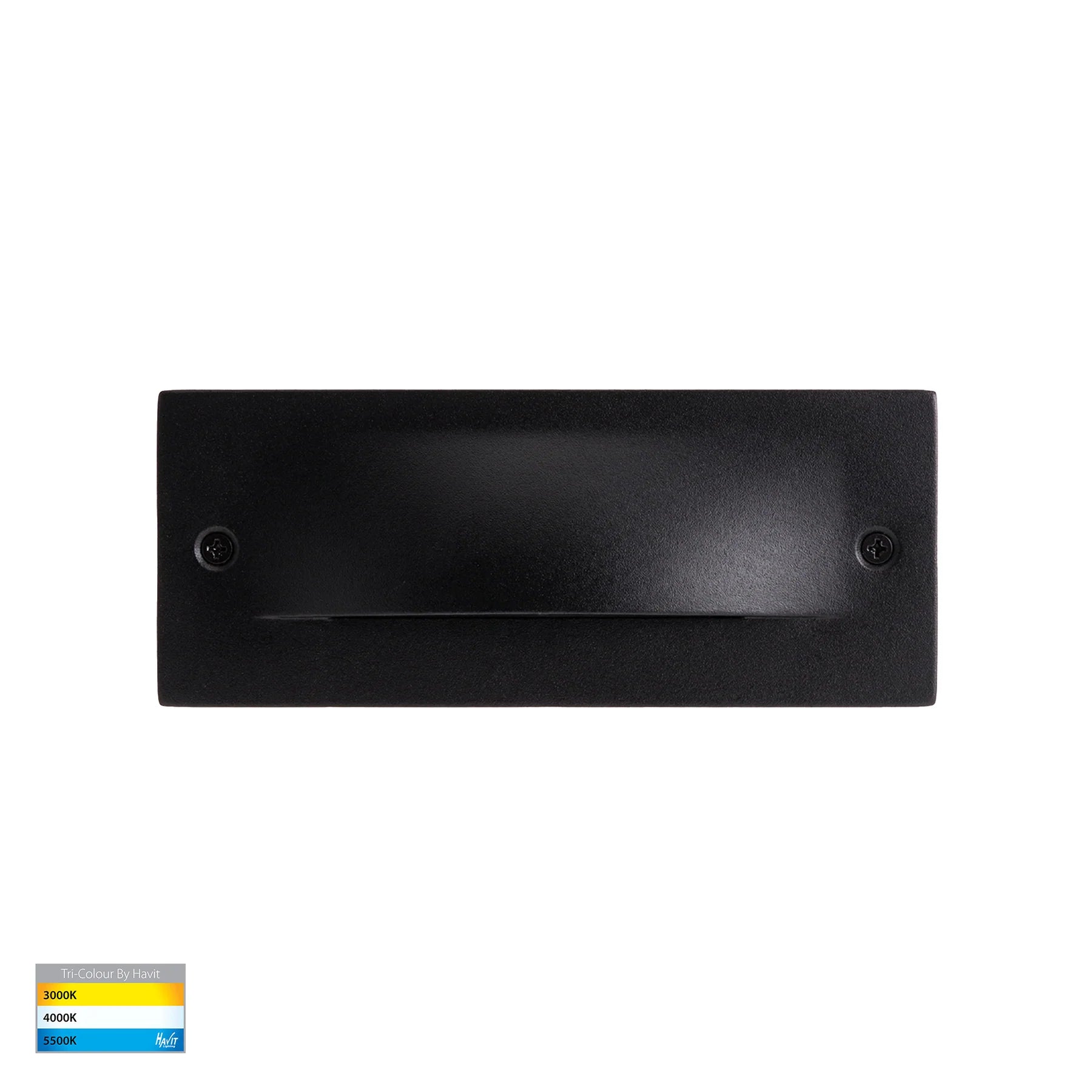 Havit Corba Recessed Brick Lights Tri- Black 6W 12V/240V IP54- HV3012T-BLK-12V | HV3012T-BLK-240V