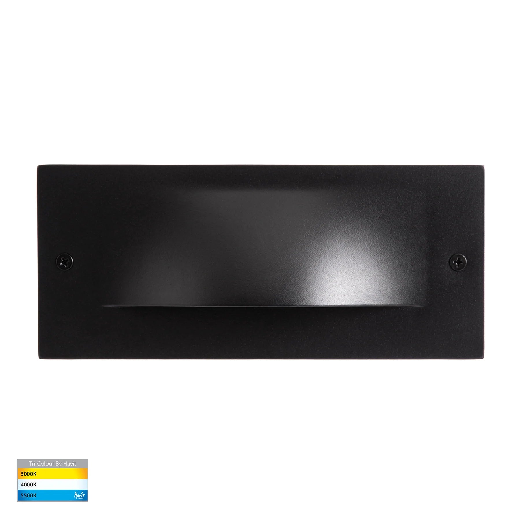 Havit Corba Recessed Brick Lights Tri- Black 10W 12V/240V IP54- HV3013T-BLK-12V, HV3013T-BLK-240V