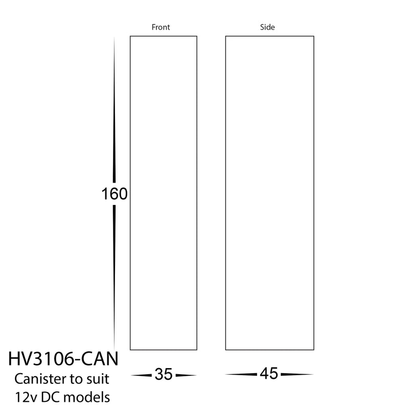 HV3106T-WHT-240V | HV3106T-WHT-12V - Paso White Recessed LED Step Light- Havit Lighting