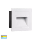 Havit Trin Square Recessed Garden Step and Up Light Tri- White 3W 12V/240V IP54- HV3112T-WHT-240V, HV3112T-WHT-12V