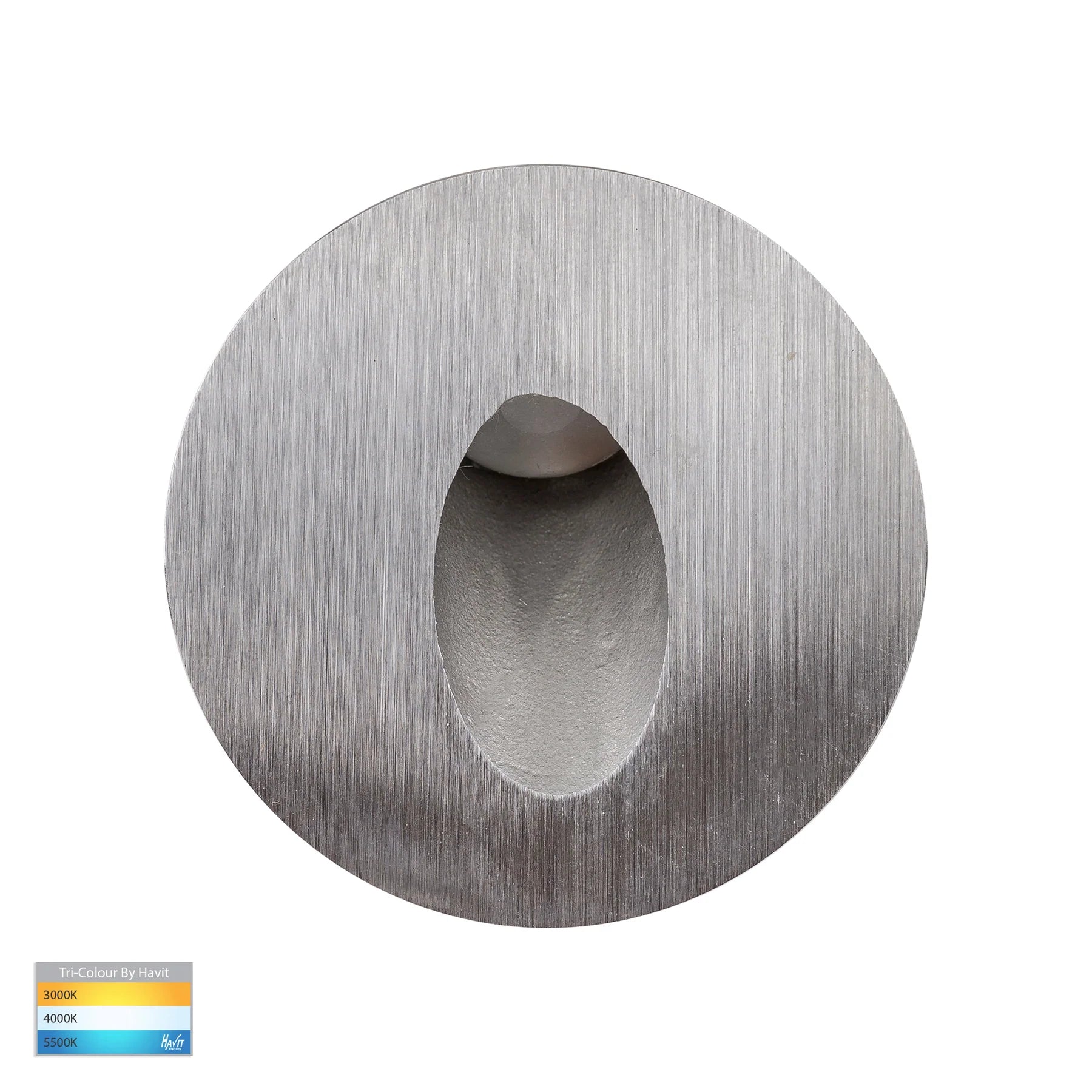 Havit Mini Reces Round Recessed Garden Step and Up Lights Tri- 316 Stainless Steel 1W 12V IP67 - HV3206T-SS316-12V