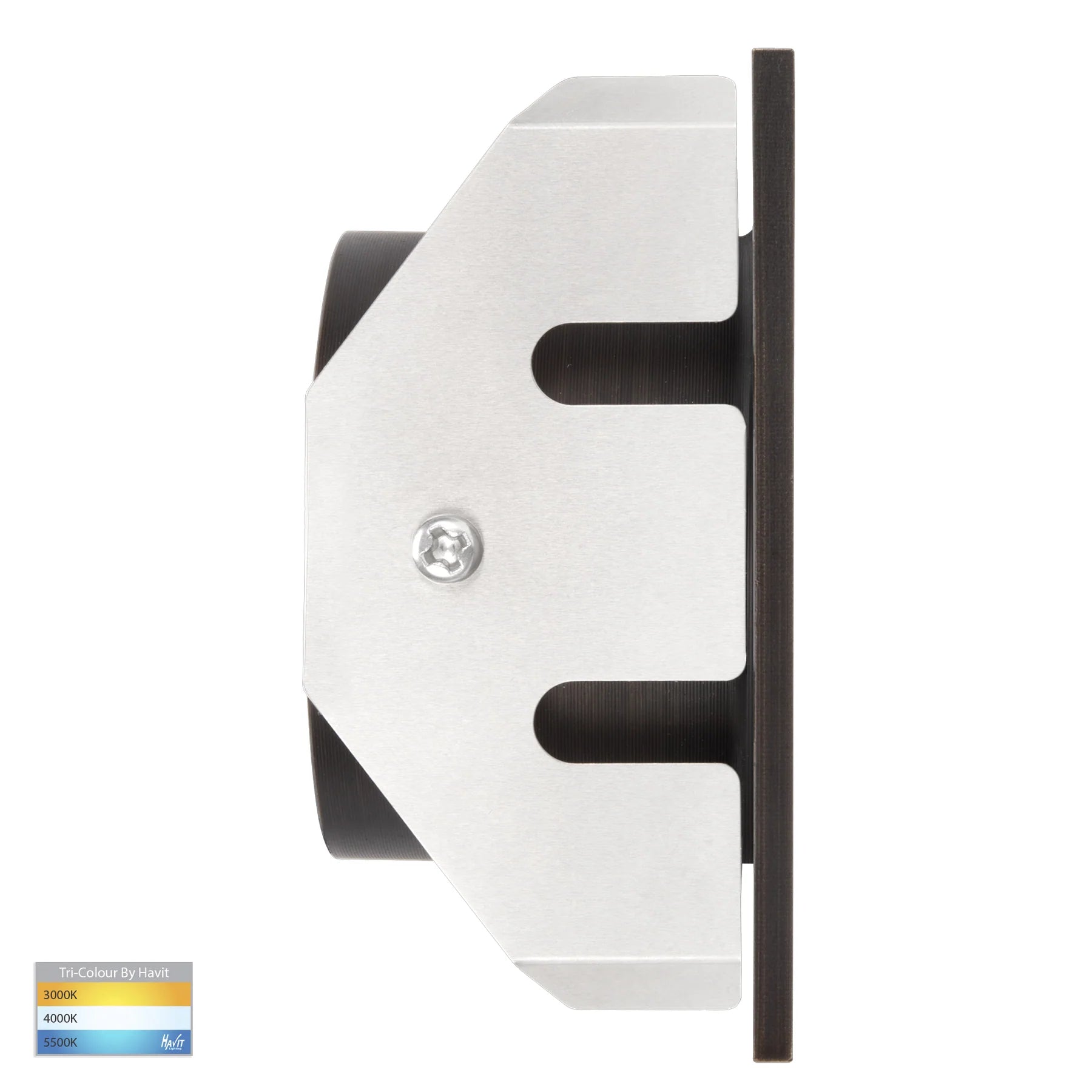 Havit Reces Square Recessed LED Exterior Step Lights Tri- Antique Brass 2.5W 12V IP67 - HV3215T-AB-12V