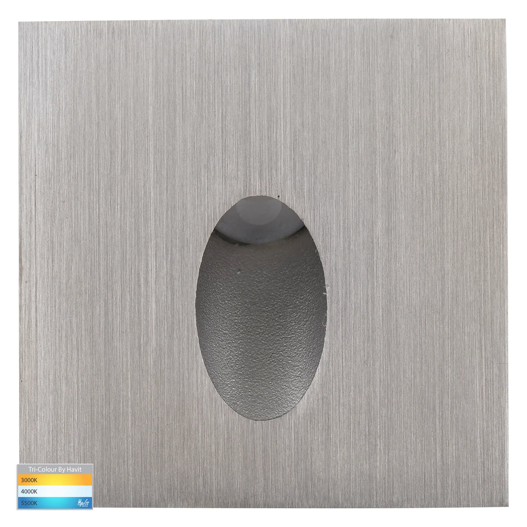 Havit Reces Square Recessed Garden Step and Up Lights Tri - 316 Stainless Steel 2.5W 12V IP67 - HV3215T-SS316-12V - Havit Lighting