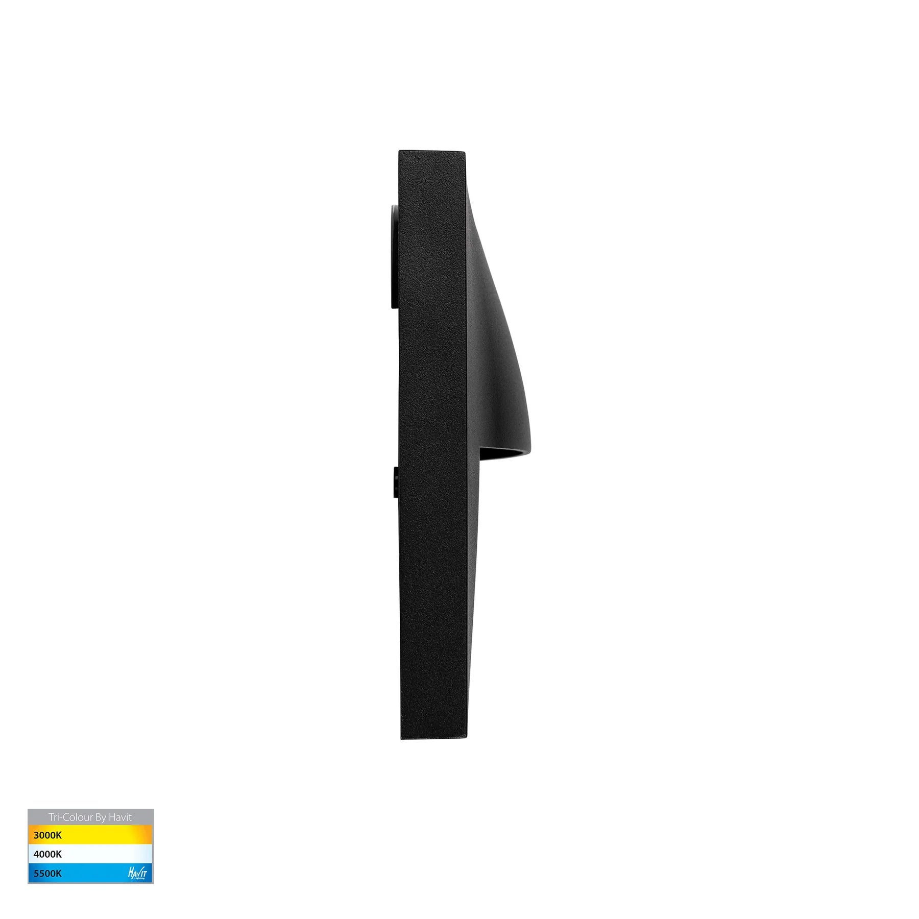 Havit Lisca Square Exterior Wall Lights Tri- Aluminium Black 3W 12V/240V IP65- HV3228T-BLK