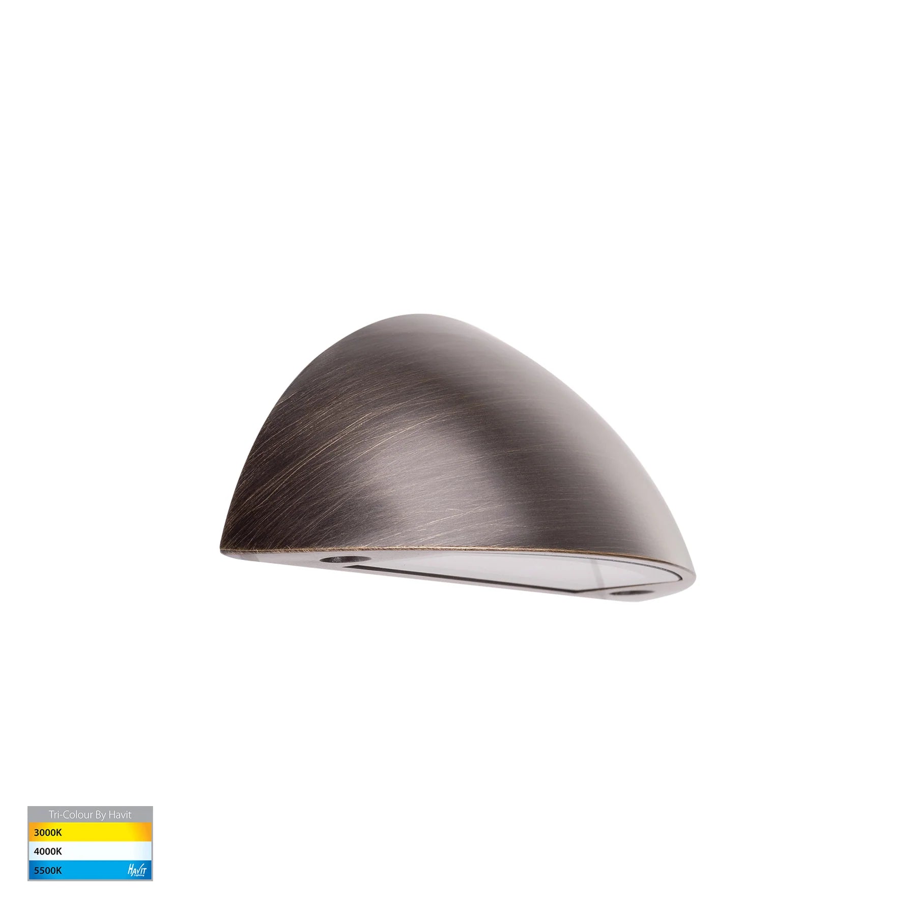 Havit Curva LED Exterior Step Lights Tri- Antique Brass 3W 12V IP65- HV3251T-AB-12V