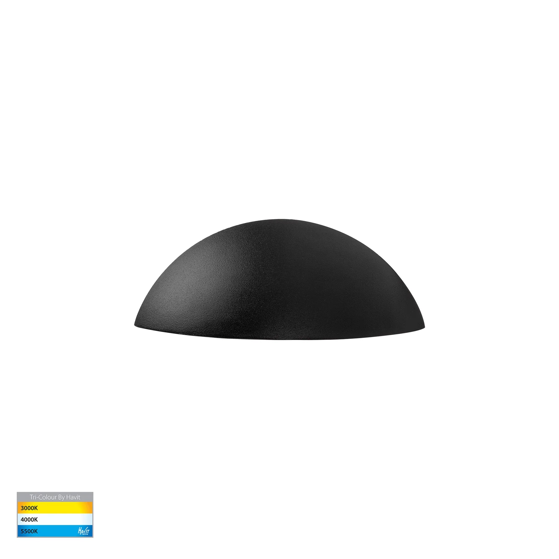 Havit Curva LED Exterior Step Lights Tri- Black 3W 12V IP65 - HV3251T-BLK-12V