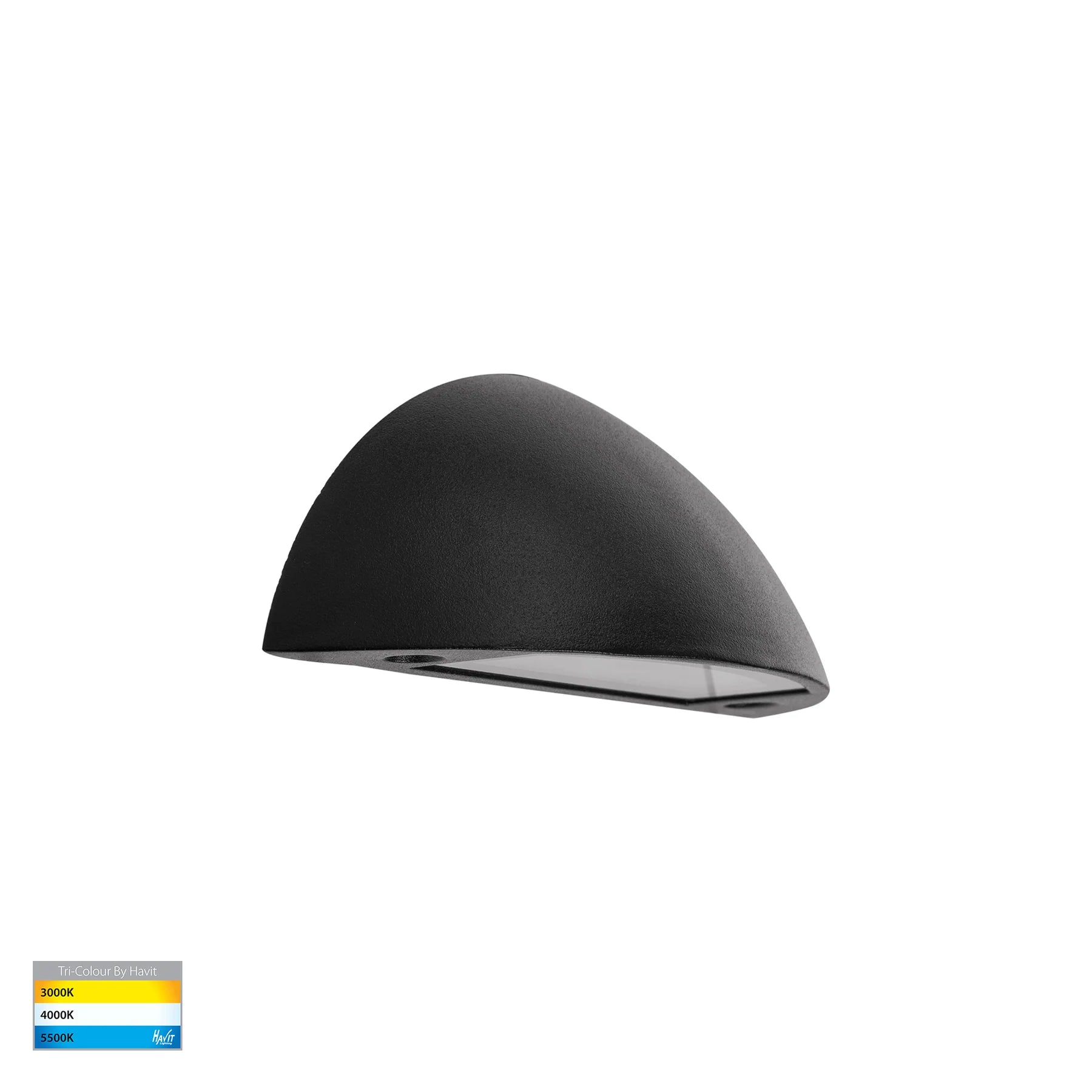 Havit Curva LED Exterior Step Lights Tri- Black 3W 12V IP65 - HV3251T-BLK-12V