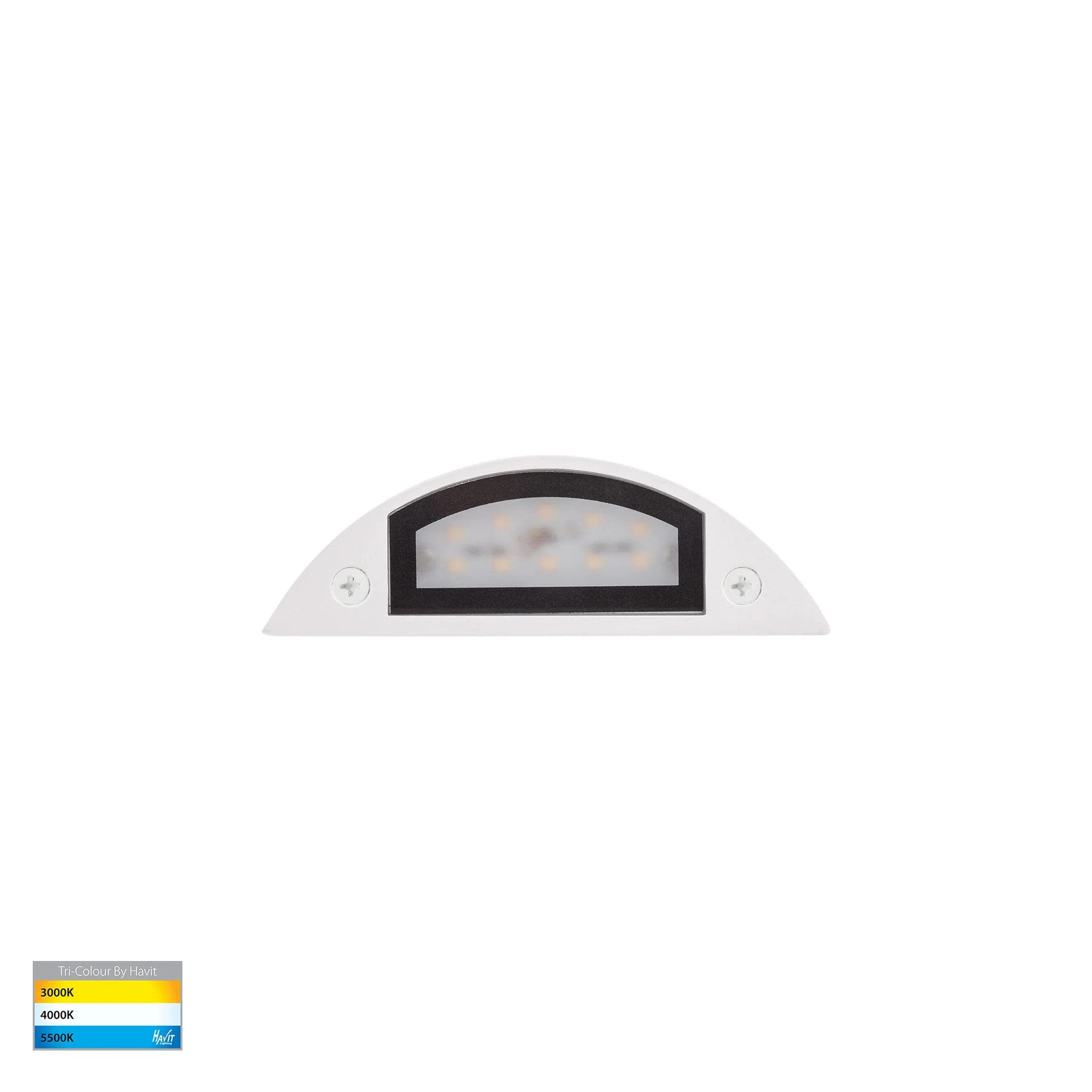 Havit Curva LED Exterior Step Lights Tri- White 3W 12V IP65- HV3251T-WHT-12V