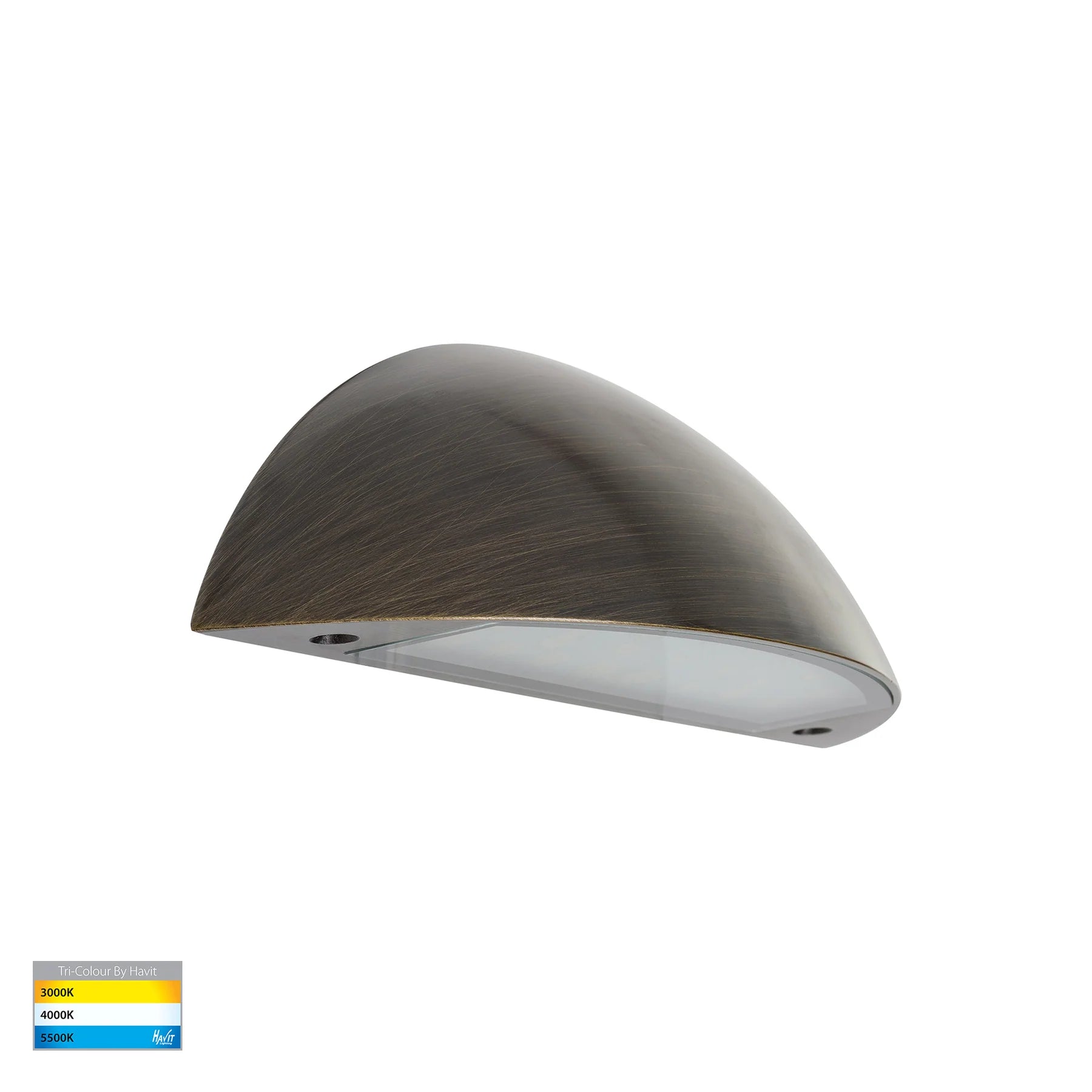 Havit Curva LED Exterior Step Lights Tri- Antique Brass 5W 12V IP65- HV3252T-AB-12V