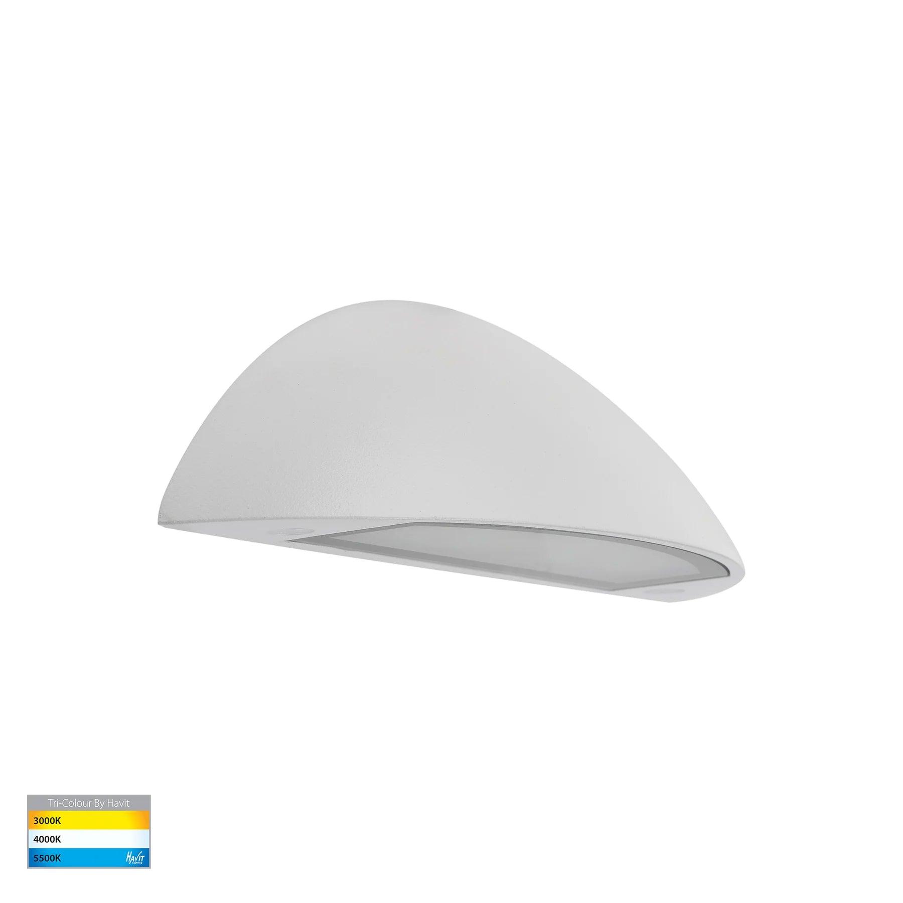 Havit Curva LED Exterior Step Lights Tri- White 5W 12V IP65- HV3252T-WHT-12V
