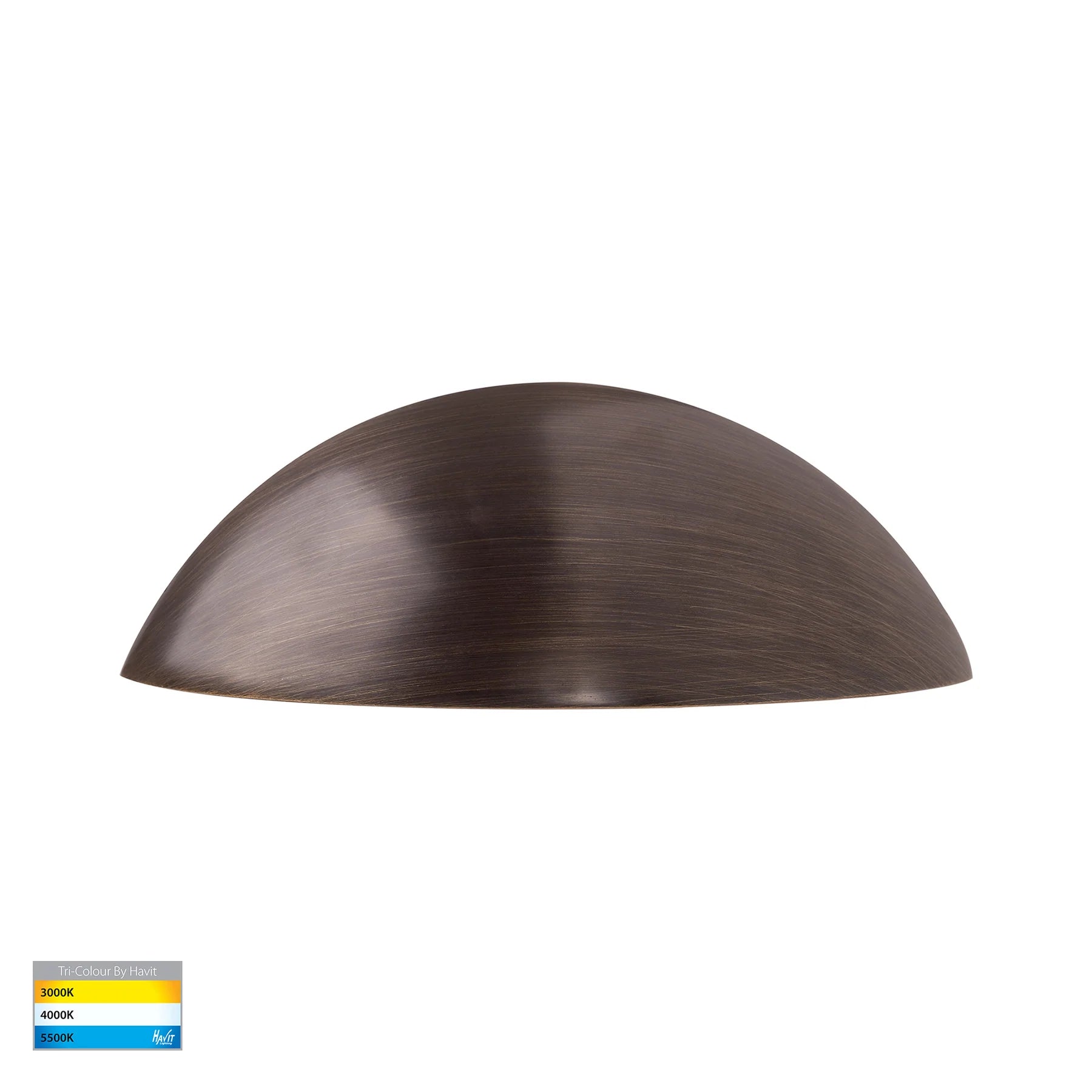 Havit Curva LED Exterior Step Lights Tri- Antique Brass 7.5W 12V IP65 - HV3253T-AB-12V